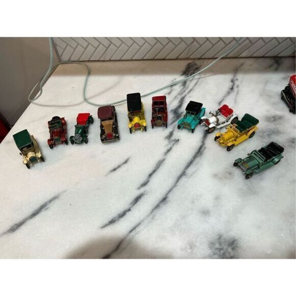Lot of 10+ Vintage Lesney Matchbox Models Of Yesteryear